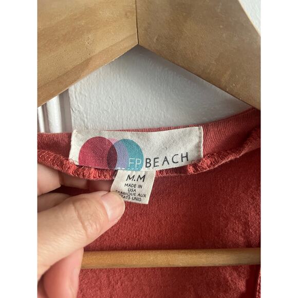 FP Beach sleeveless dress size coral, red med - Picture 3 of 10